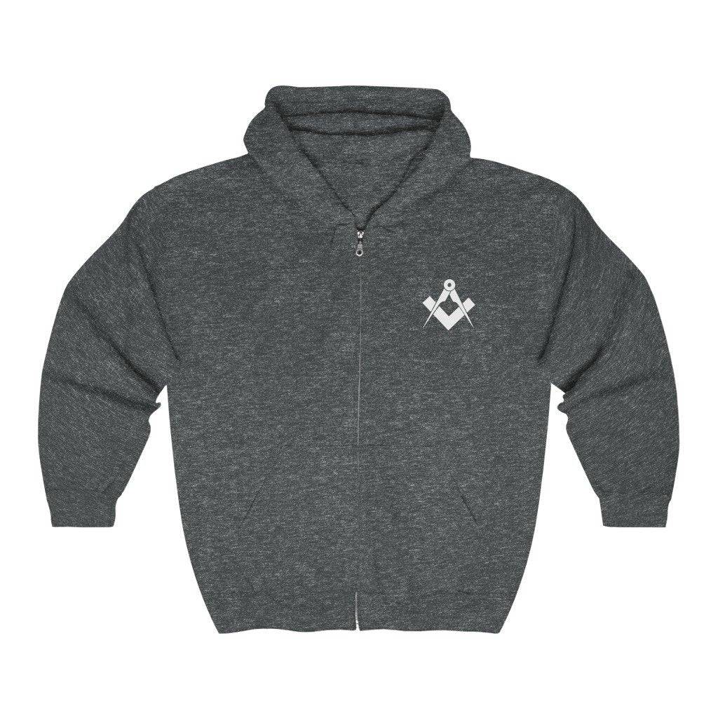 Master Mason Blue Lodge Hoodie - Square & Compass Classic Fit