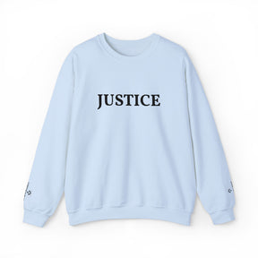 Entered Apprentice Blue Lodge Sweatshirt - Justice Front & Sleeves Embroidery - Bricks Masons