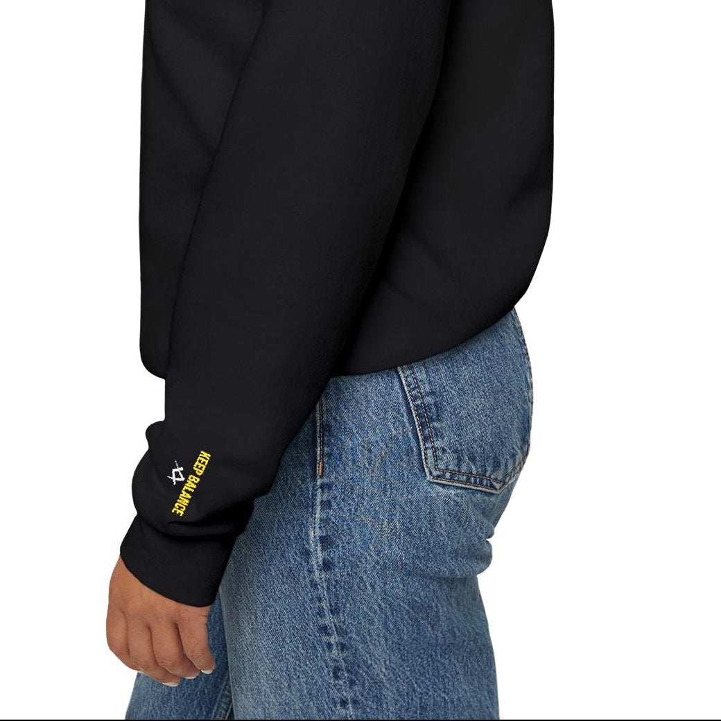 Entered Apprentice Blue Lodge Sweatshirt - Square & Compass Temperance Keep Balance - Bricks Masons