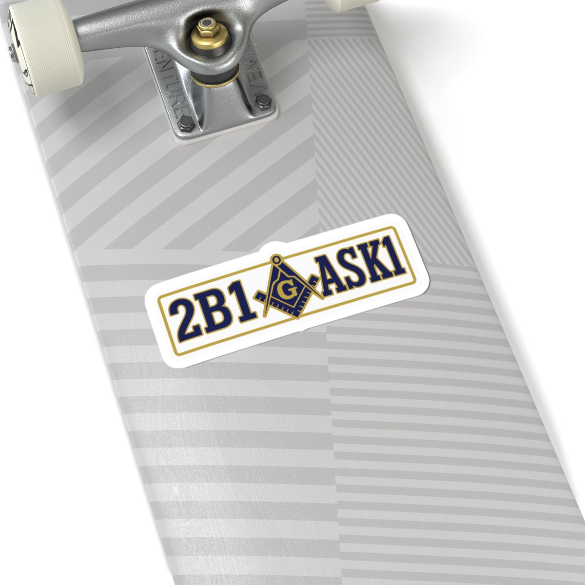 Master Mason Blue Lodge Sticker Decal - Kiss-Cut 2B1 ASK1 - Bricks Masons