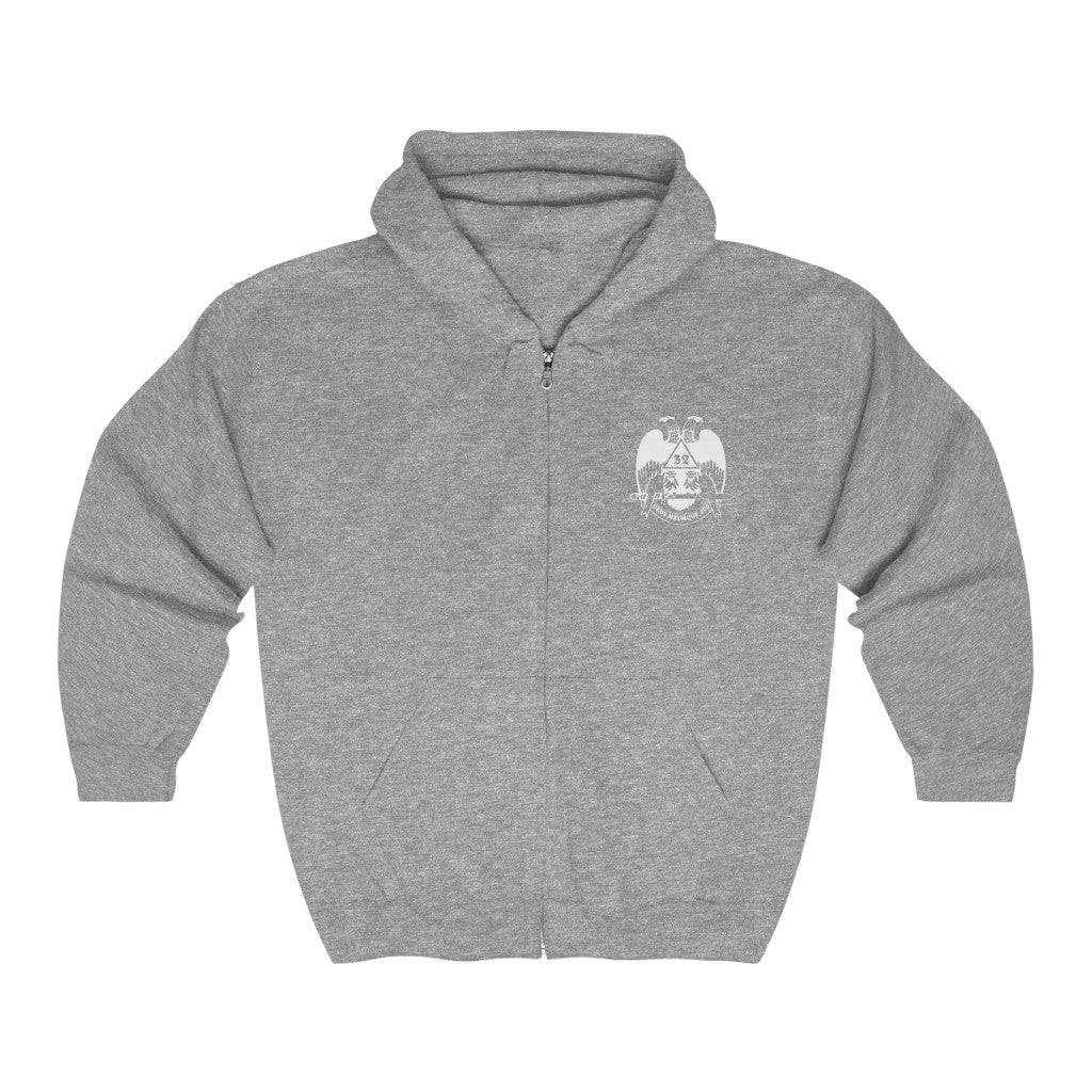 32nd Degree Scottish Rite Hoodie - Wings Down Various Colors - Bricks Masons