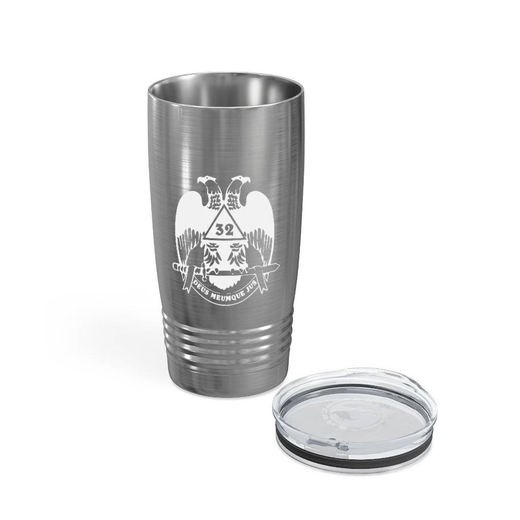 32nd Degree Scottish Rite Ringneck Tumbler - Wings Down Various Colors - Bricks Masons