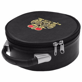 33rd Degree Scottish Rite Crown Cap Case - Double Eagle Black - Bricks Masons
