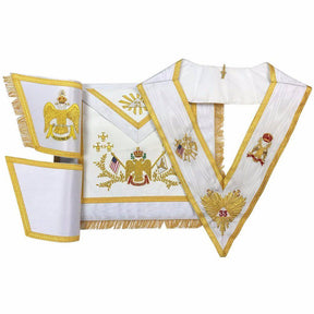 33rd Degree Scottish Rite Regalia Set - WINGS DOWN All Countries Flags - Bricks Masons