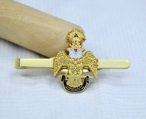 33rd Degree Scottish Rite Tie Bar - Wings Down - Bricks Masons