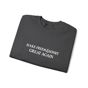 Master Mason Blue Lodge Sweatshirt - Make Freemasonry Great Again - Bricks Masons