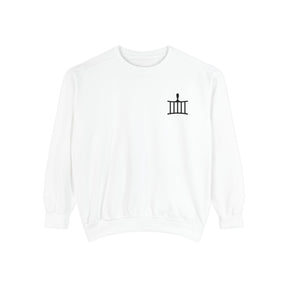St. Lawrence The Martyr Sweatshirt - Embroidered Black Emblem - Bricks Masons