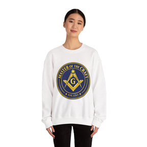 Master Mason Blue Lodge Sweatshirt - Square & Compasses with G Master of The Craft - Bricks Masons