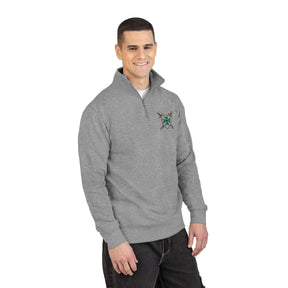 Order of Saint Lazarus Sweatshirt - Lazarus & Shield Emblem Embroidery - Bricks Masons