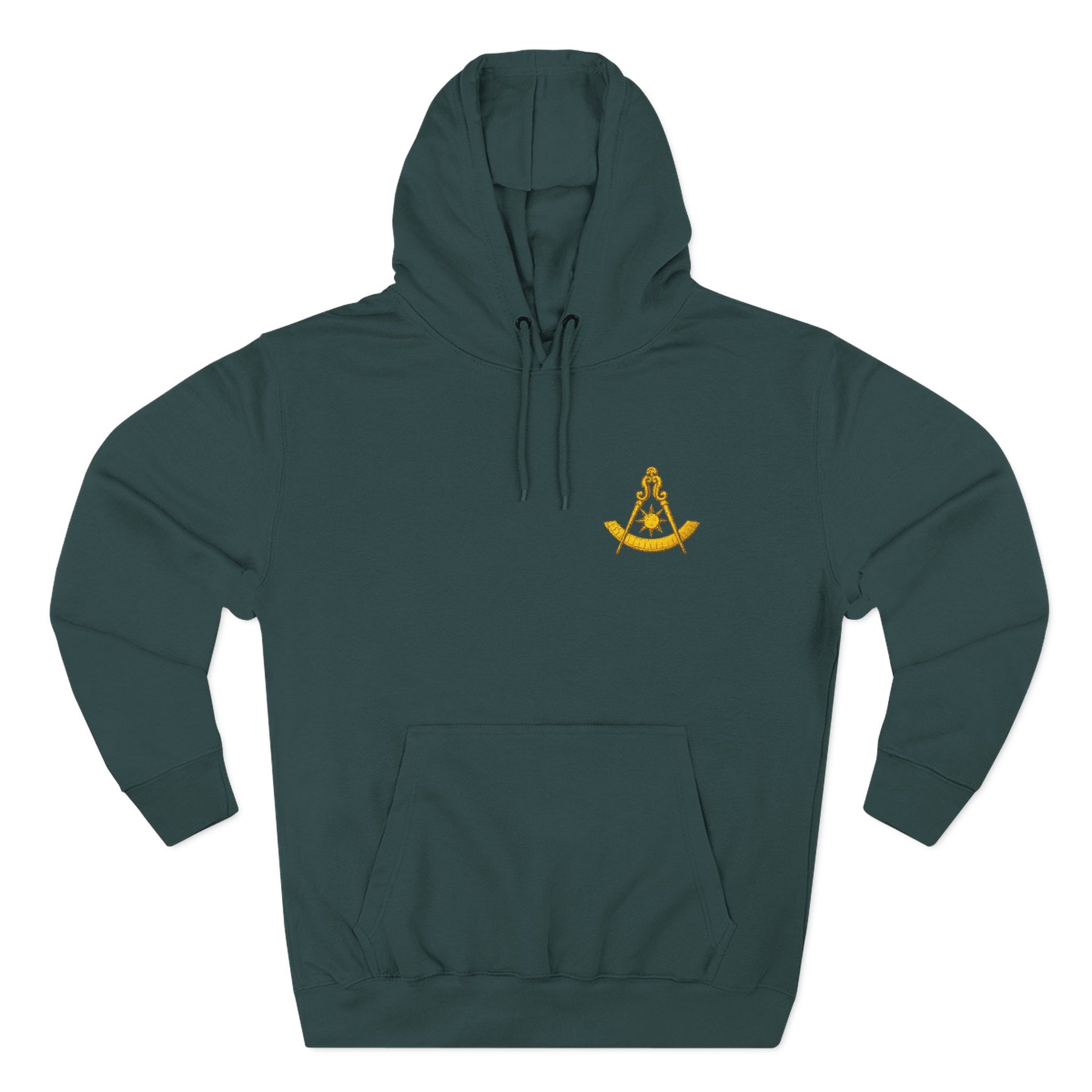 Past Master Blue Lodge Hoodie - Left Chest Embroidery - Bricks Masons