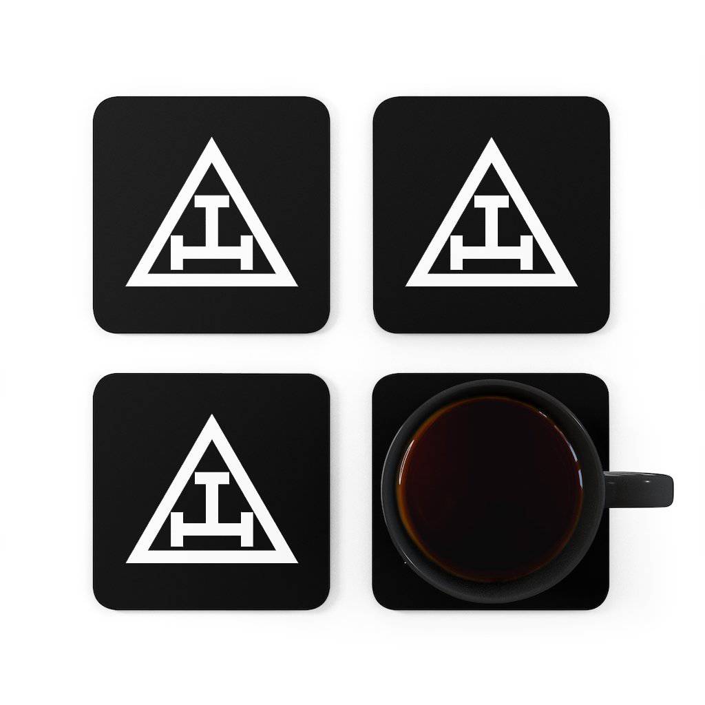 Royal Arch Chapter Coaster - Black & White