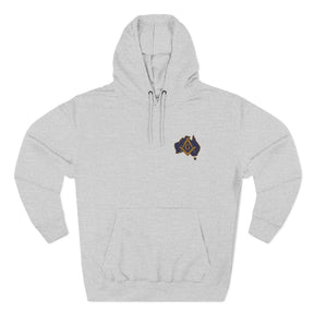 Master Mason Blue Lodge Australia Jurisdiction Hoodie - Signature Front Detail - Bricks Masons