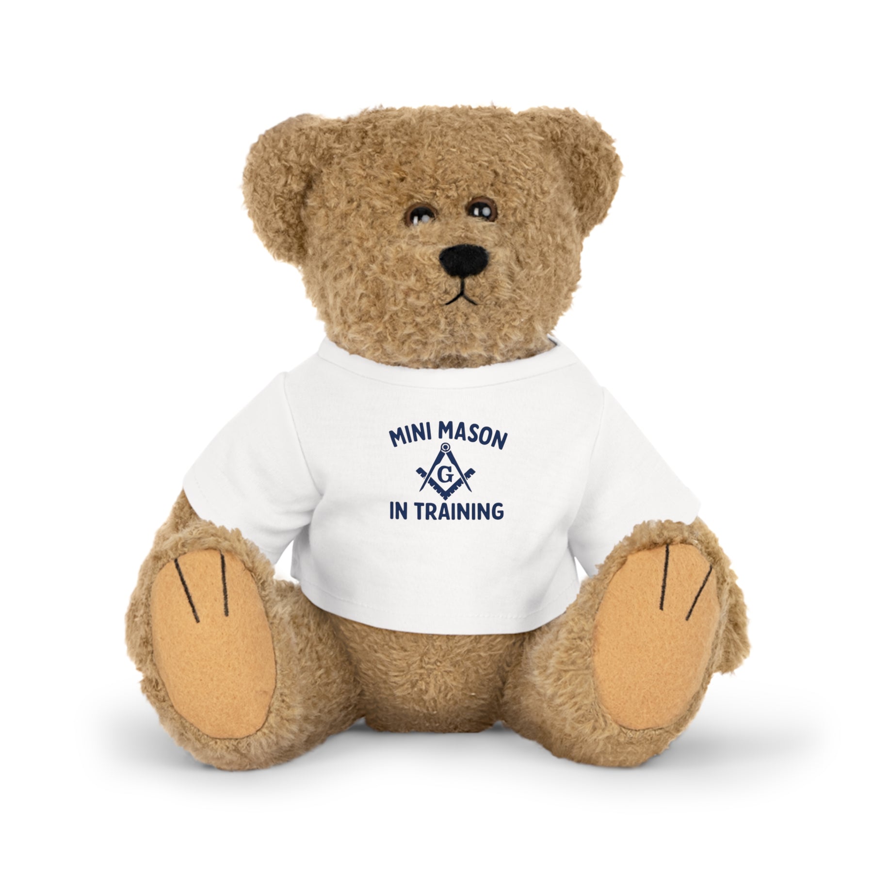 Master Mason Blue Lodge Teddy Bear - Mini Mason In Training 4 Plushies - Bricks Masons