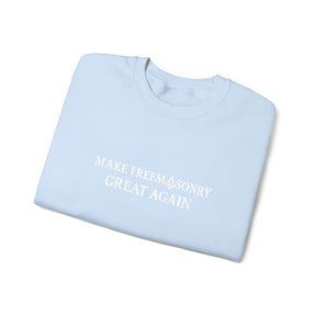 Master Mason Blue Lodge Sweatshirt - Make Freemasonry Great Again - Bricks Masons