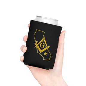Master Mason Blue Lodge Can Cooler - California Mason - Bricks Masons