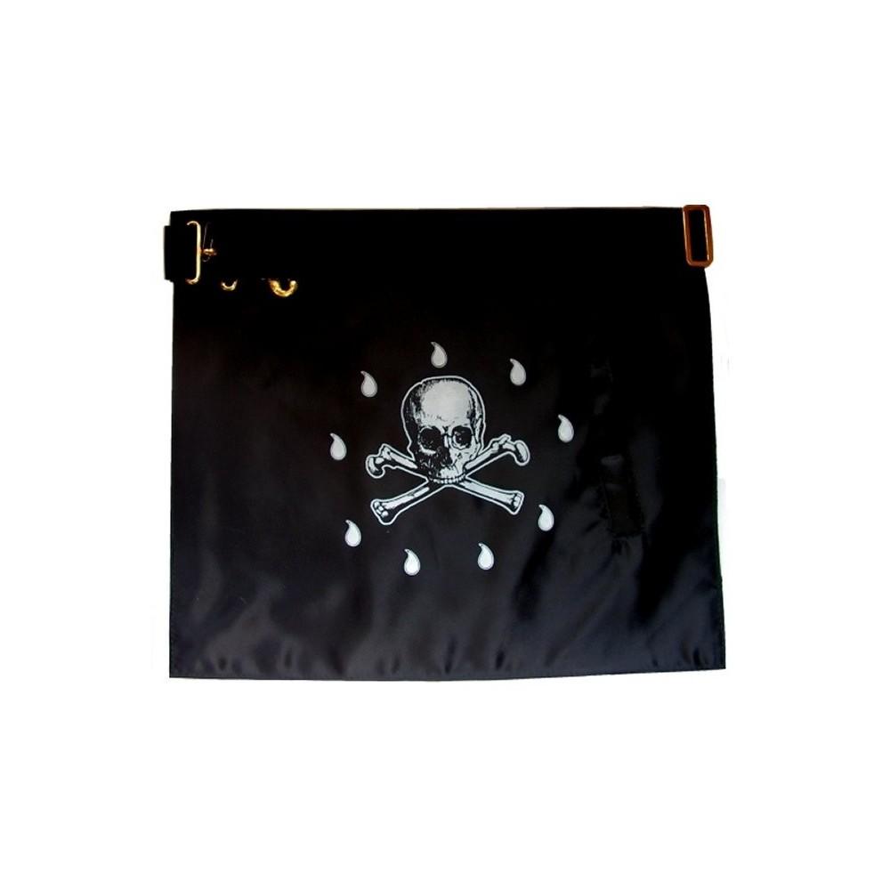 4th Degree Scottish Rite Apron - White, Sky Blue with Sprig Acacia Embroidery - Bricks Masons