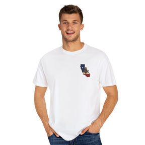 Master Mason Blue Lodge T-Shirt - Garment-Dyed California Mason - Bricks Masons