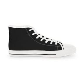 Allied Masonic Degrees Sneaker - High Top Black & White AMD Emblem - Bricks Masons
