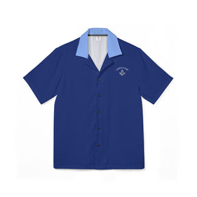 Men's Hawaiian Camp Shirt (AOP) - Bricks Masons