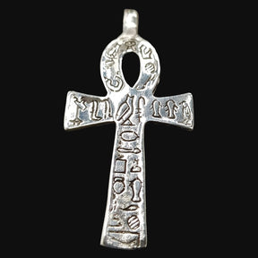 Ankh Cross of Life Pendant in Silver 5 x 2.5 cm 7 g Art 617 - Bricks Masons