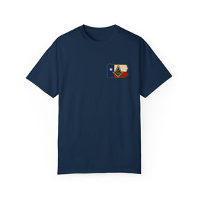 Master Mason Blue Lodge T-Shirt - Garment-Dyed Pennsylvania Mason - Bricks Masons