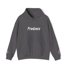 Entered Apprentice Blue Lodge Hoodie - Prudence Front & Sleeves Embroidery Detailing - Bricks Masons