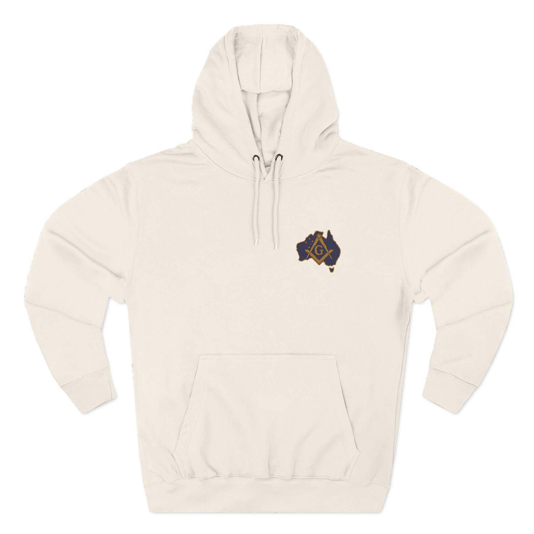 Master Mason Blue Lodge Australia Jurisdiction Hoodie - Signature Front Detail - Bricks Masons