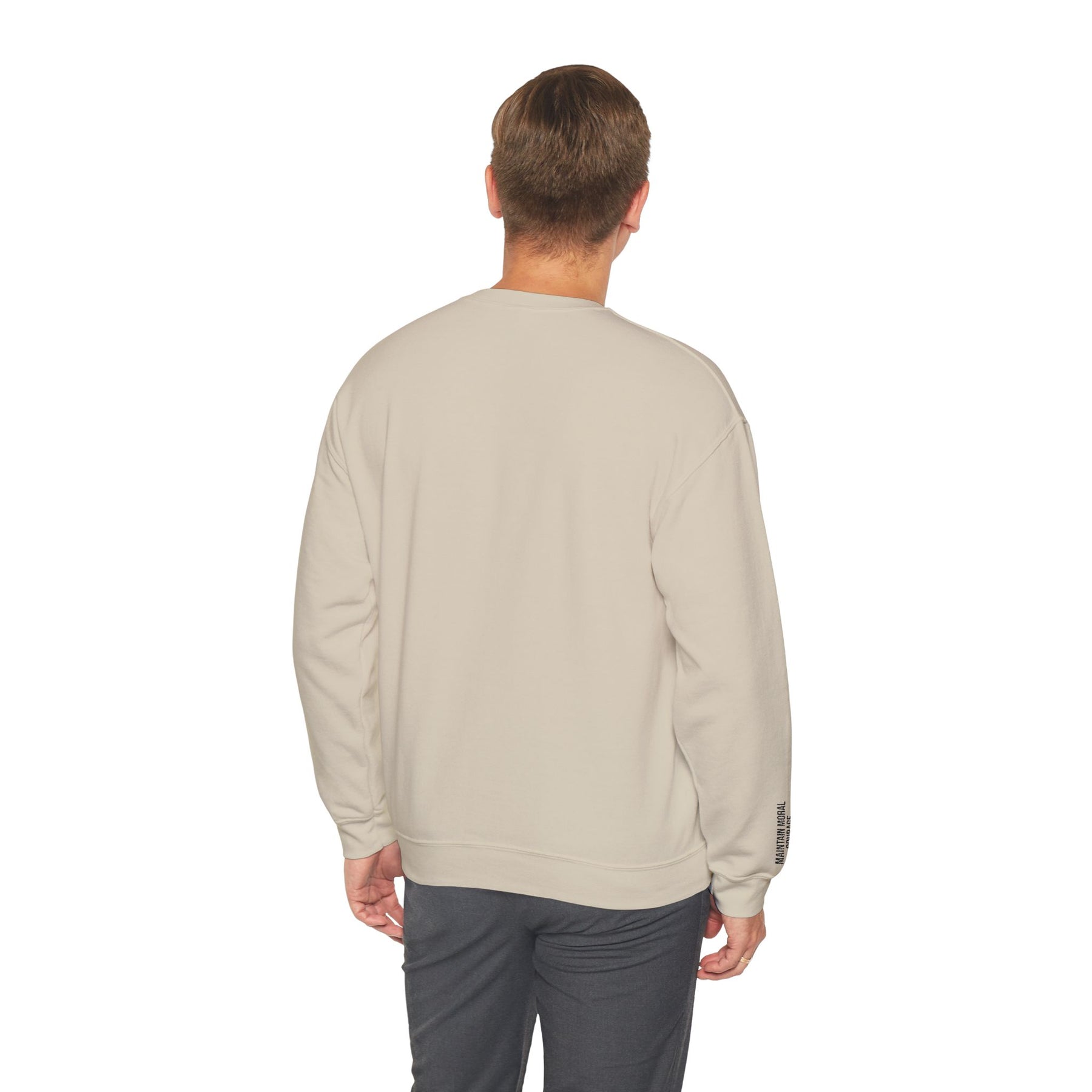 Master Mason Blue Lodge Sweatshirt -  Strength Front & Sleeves Embroidery - Bricks Masons