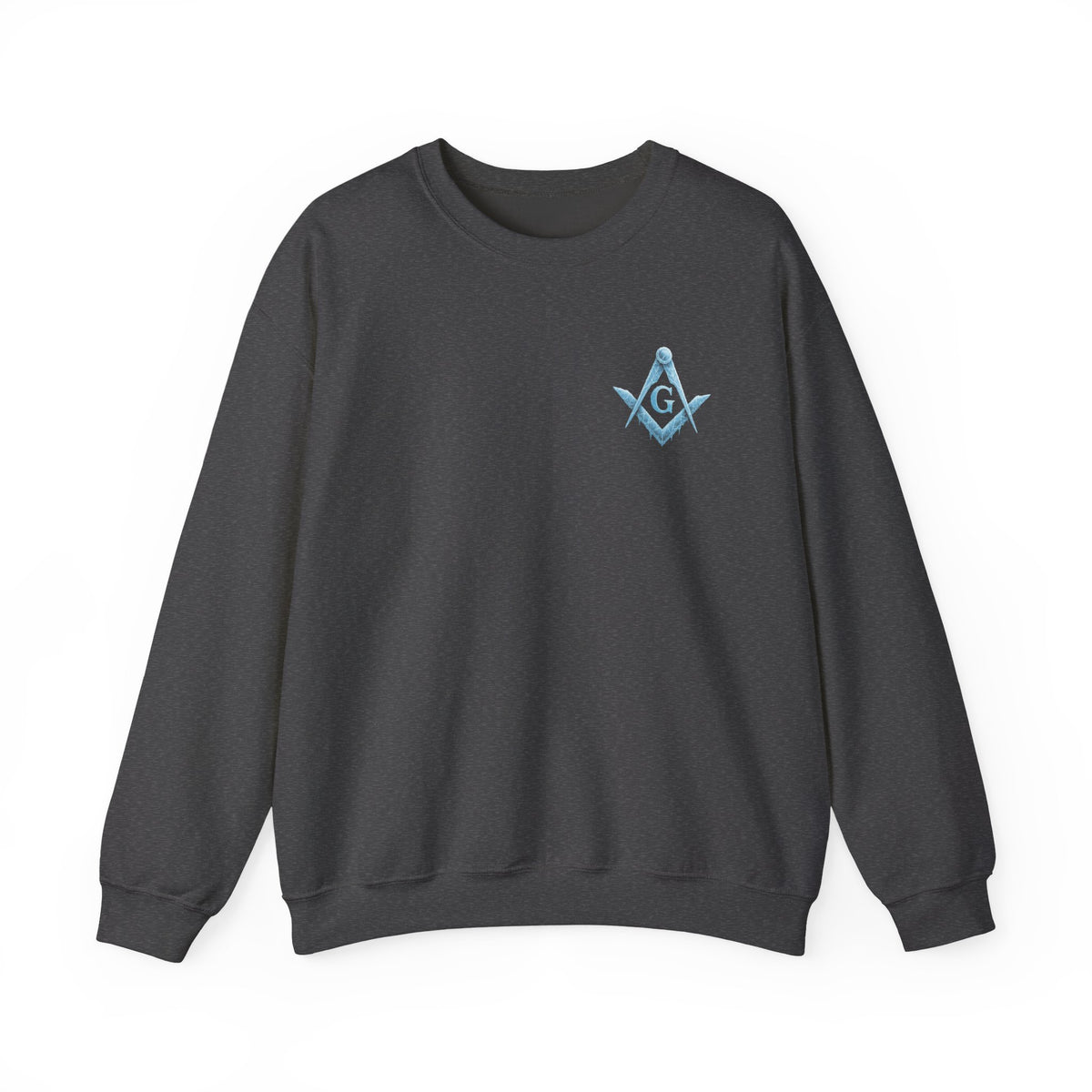 Master Mason Blue Lodge Sweatshirt - Frosty Square & Compass G Design