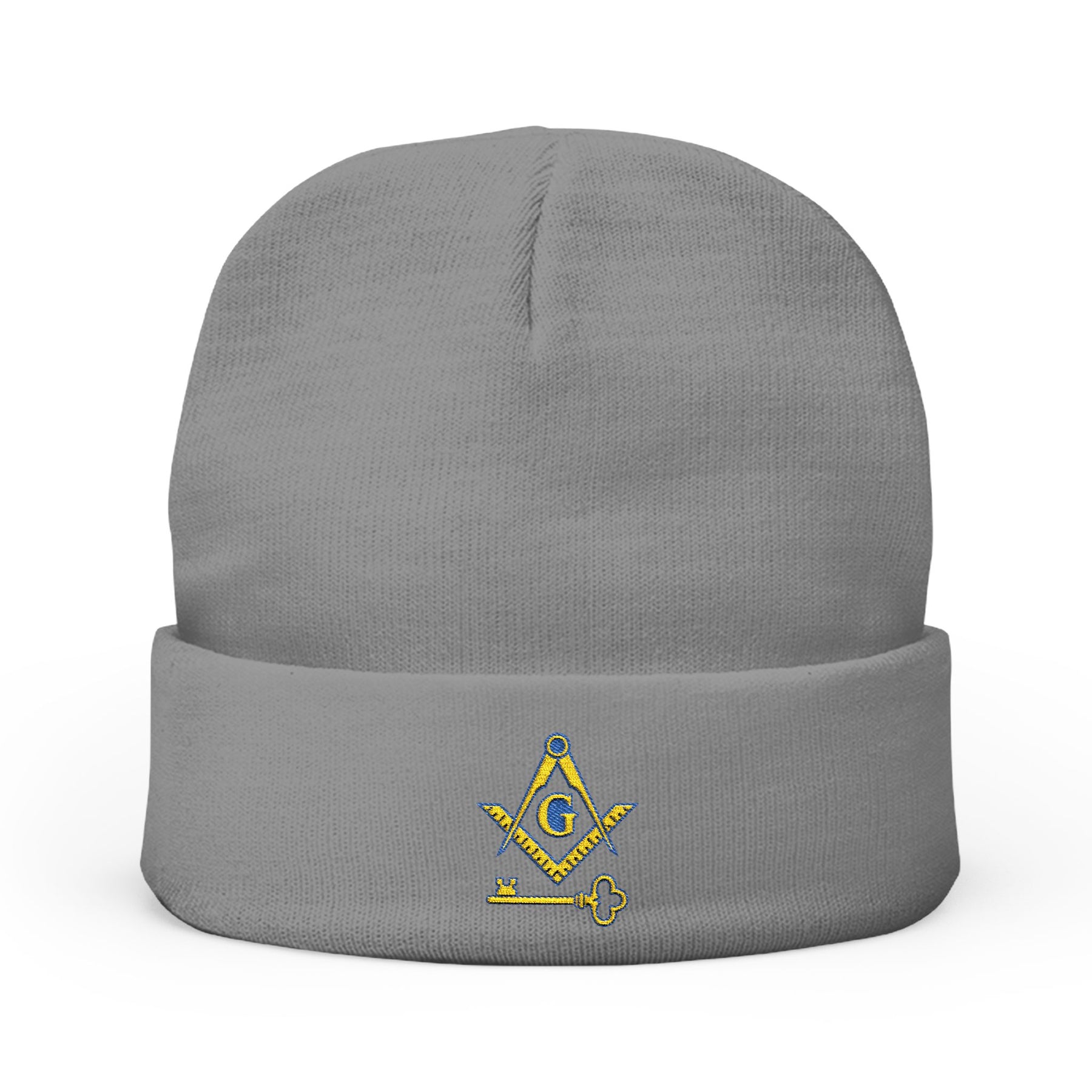 International Masons Beanie - Knit Embroidery Emblem - Bricks Masons