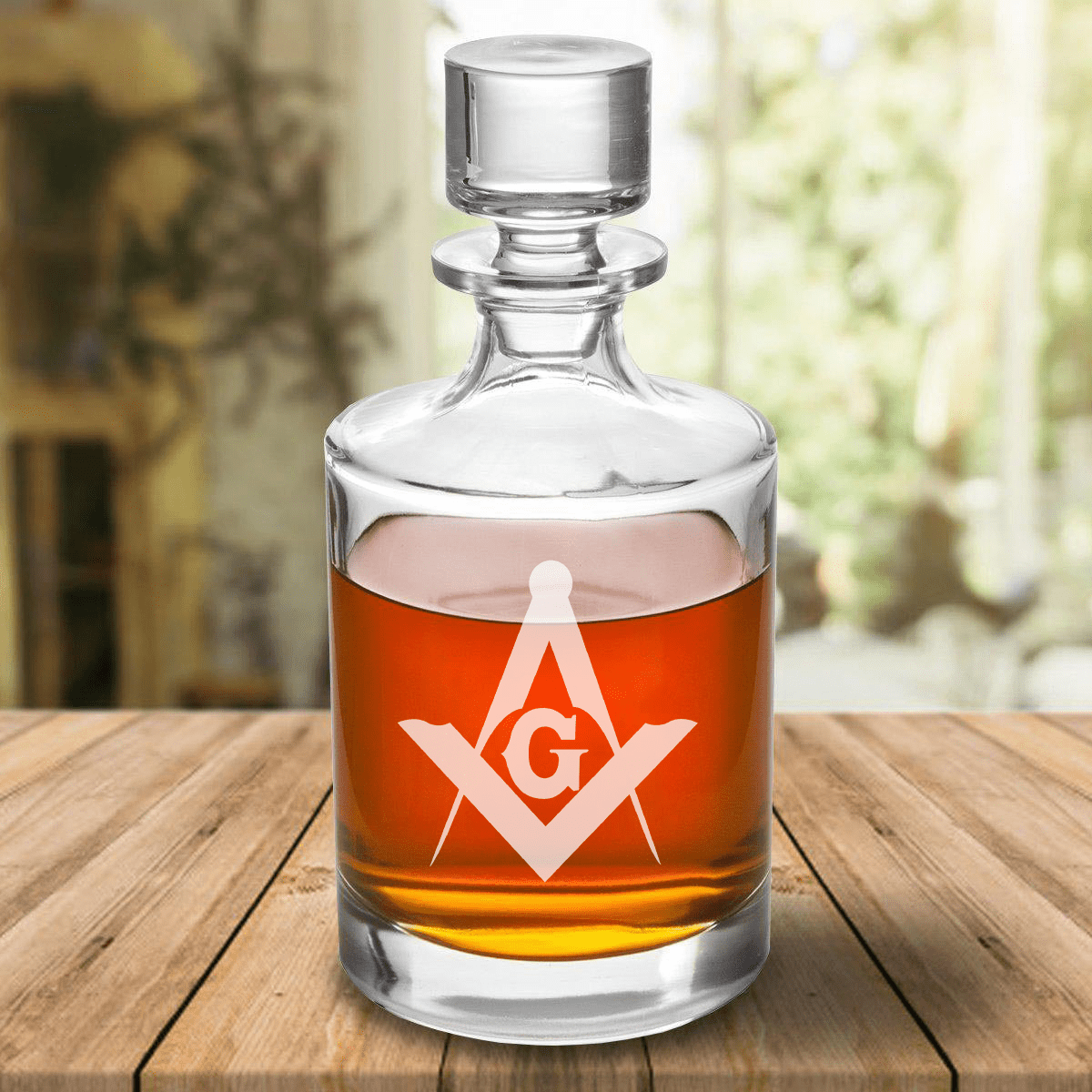 Master Mason Blue Lodge Decanter - 30 oz.