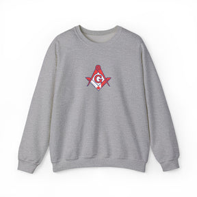 Master Mason Blue Lodge Canada Jurisdiction Sweatshirt - S&C with Canada Flag - Bricks Masons