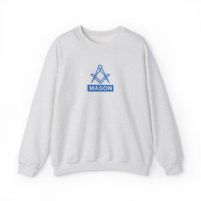 Master Mason Blue Lodge Sweatshirt - Classic Mason Square & Compass Design - Bricks Masons