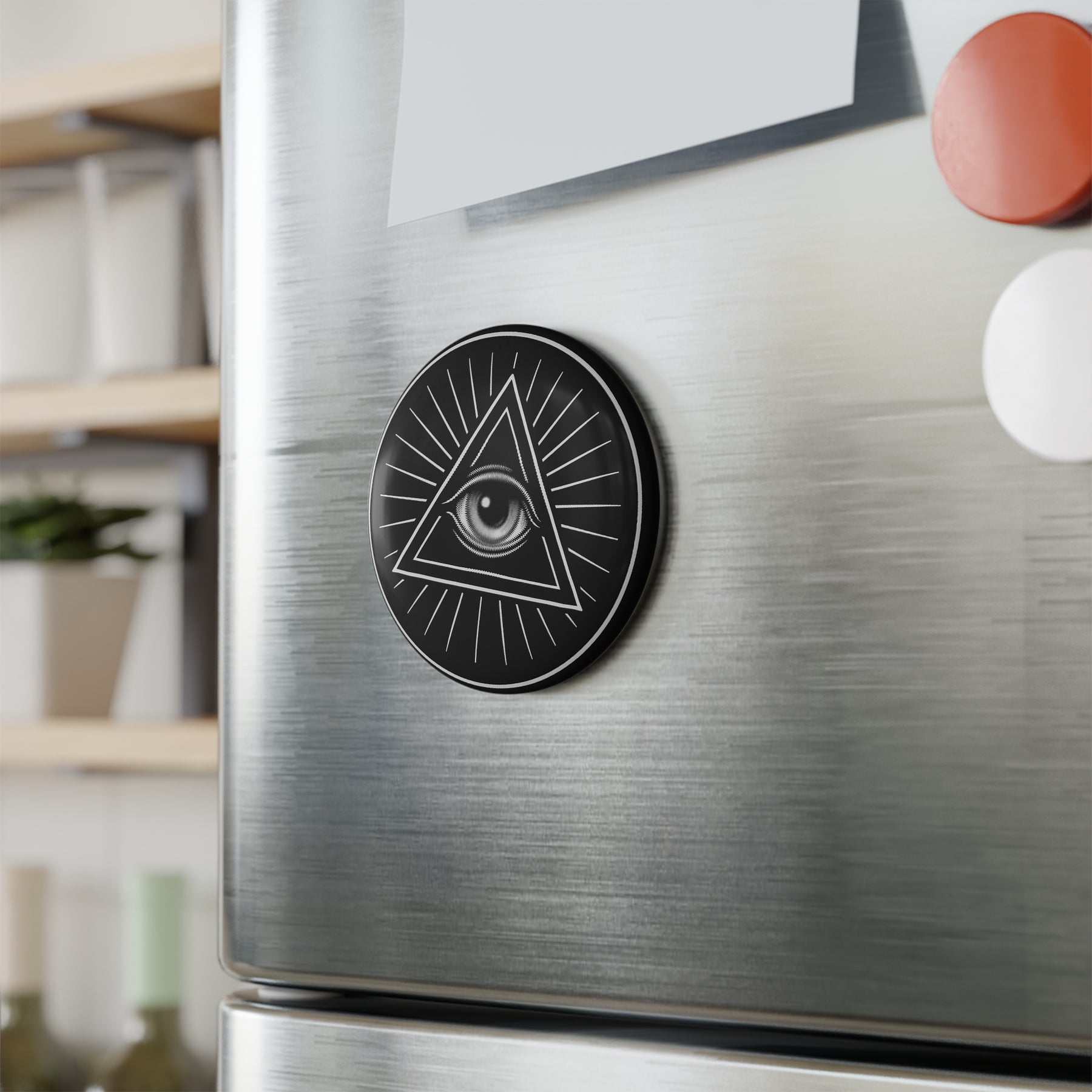 Eye Of Providence Magnet - Decorative Refrigerator - Bricks Masons
