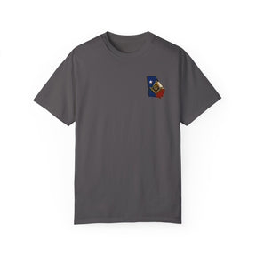 Master Mason Blue Lodge T-Shirt - Garment-Dyed Georgia Mason - Bricks Masons