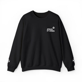 Order of Saint Lazarus Sweatshirt - Crewneck Embroidered Design - Bricks Masons