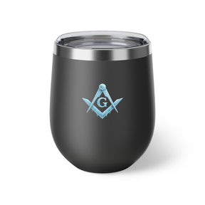 Taza de vacío Master Mason Blue Lodge - Diseño Frosty Square &amp; Compass G