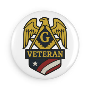 Master Mason Blue Lodge Magnet - Decorative Refrigerator - Bricks Masons