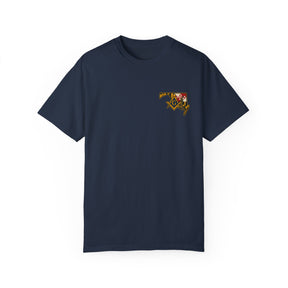 Master Mason Blue Lodge T-Shirt - Garment-Dyed Maryland Mason - Bricks Masons