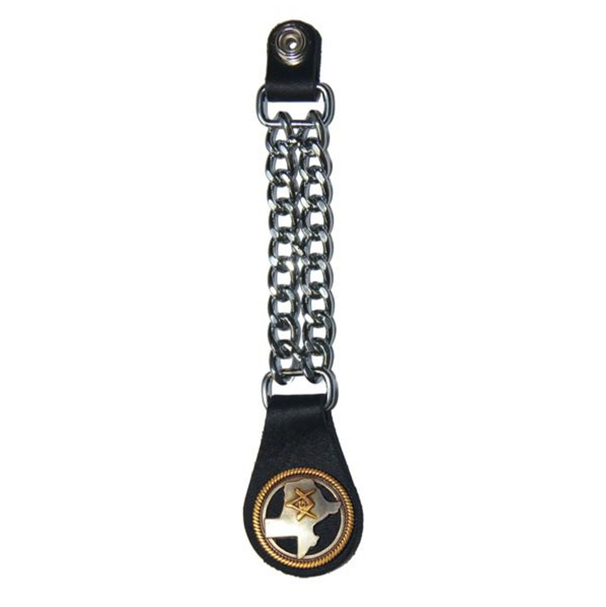 Master Mason Blue Lodge Vest Extender - Double Chain Set of 2 - Bricks Masons