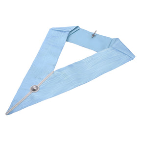 Past Master Craft English Regulation Collar - Turquoise Moire - Bricks Masons