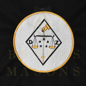 32nd Degree Scottish Rite Banner - Wings Down Machine Embroidery - Bricks Masons