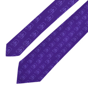 Council Necktie - Purple Silk Council Emblem