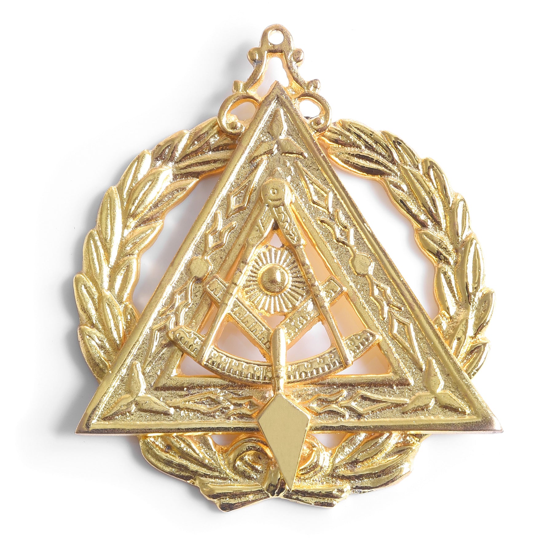Past Grand Illustrious Master Council Collar Jewel - Gold Plated - Bricks Masons