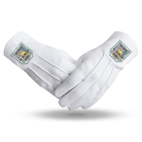 The Queen Of Sheba Glove - Pure White Cotton - Bricks Masons