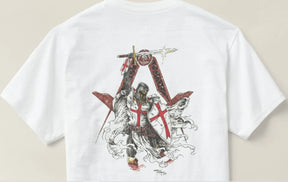 Knights Templar Commandery T-Shirt - Cotton Short Sleeve O-Neck