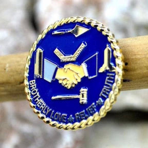 Masonic Lapel Pin - Brotherly Love Relief Truth