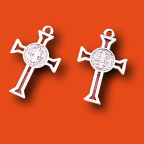 Knights Templar Commandery Pendant - Zinc Alloy Saint Benedict 12pcs - Bricks Masons