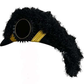 Grand Commander Knights Templar Chapeau - All Black Plumes - Bricks Masons