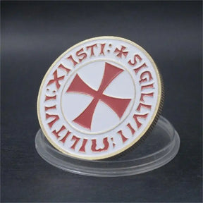 Knights Templar Commandery Coin - Crusaders Double Side - Bricks Masons